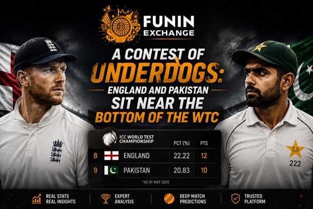 A Contest of Underdogs: England and Pakistan Sit Near the Bottom of the WTC