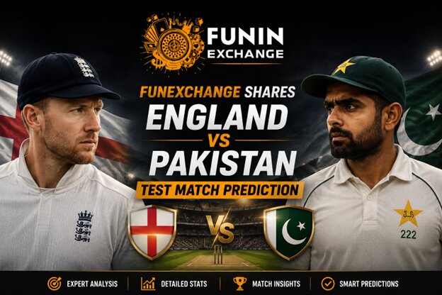 Funexchange Shares England vs Pakistan Test Match Prediction