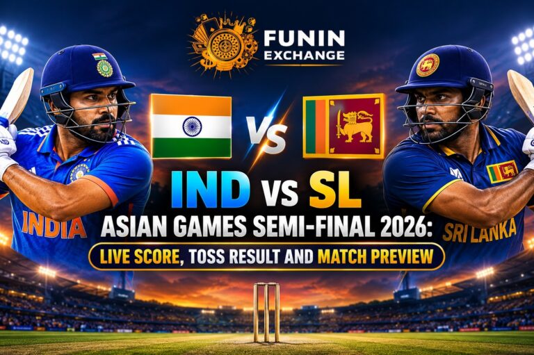 IND vs SL Asian Games Semi-Final 2026: Live Score, Toss Result and Match Preview